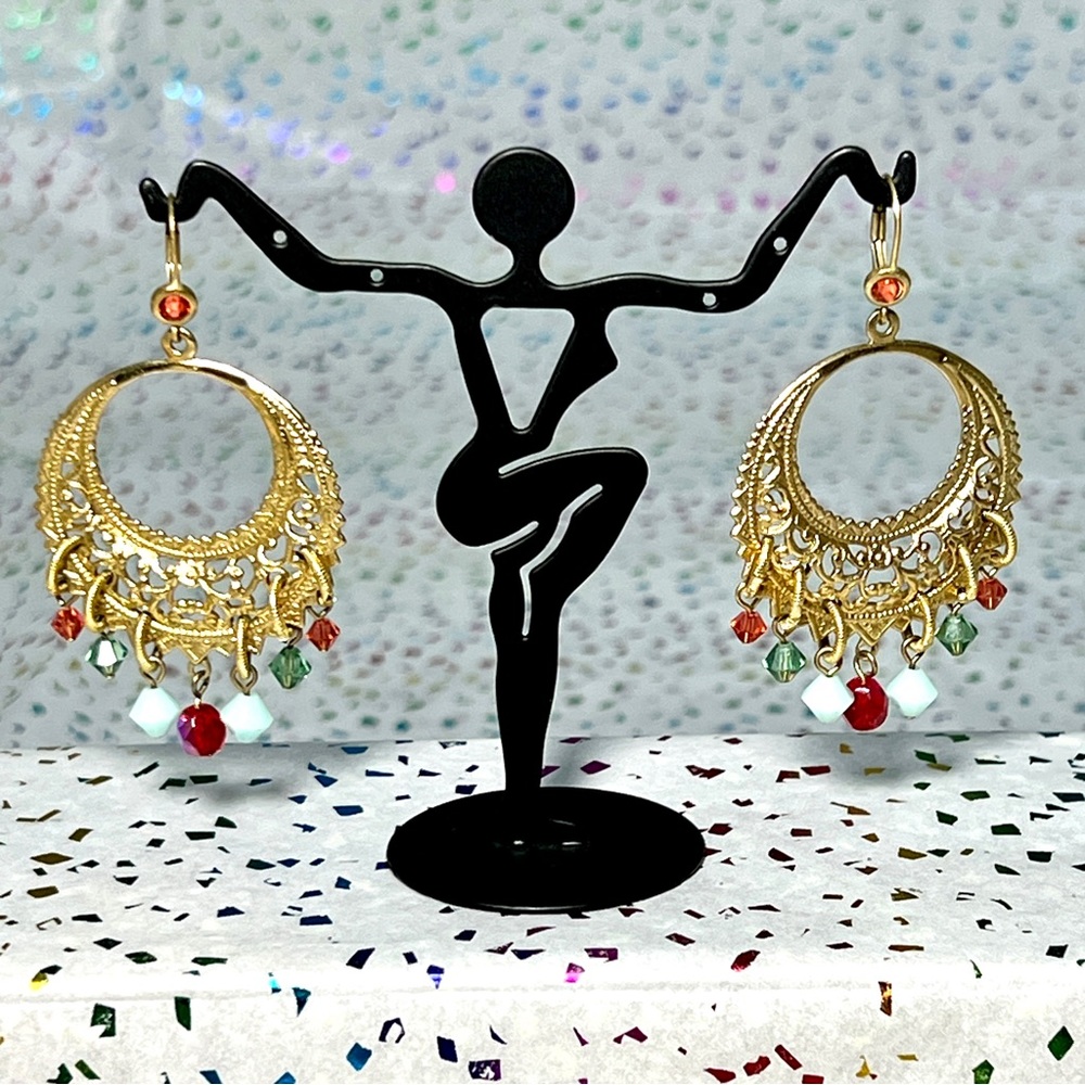 Gold-tone Festival Earrings